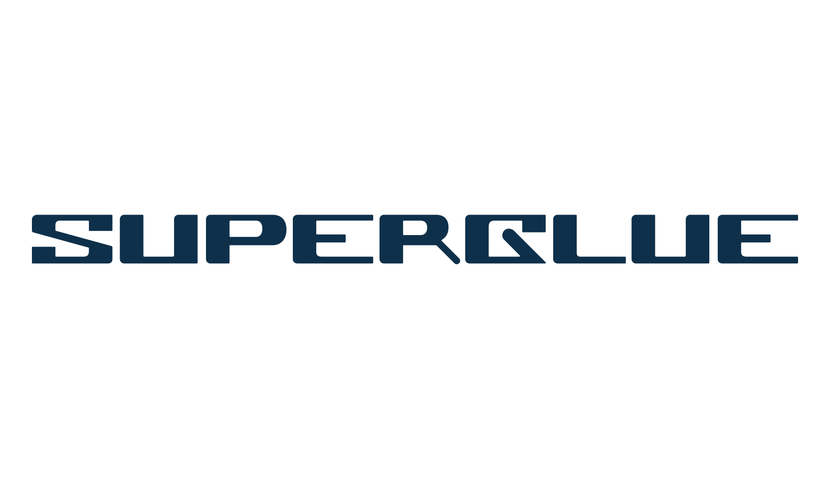 Superglue, sci-fi font preview