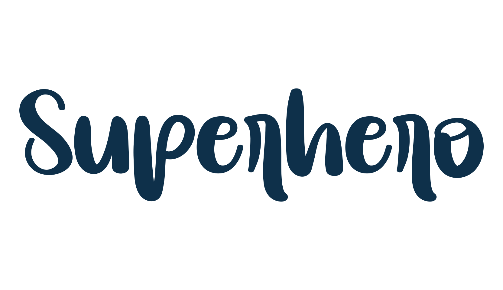 Superhero (superhero-2), various font preview