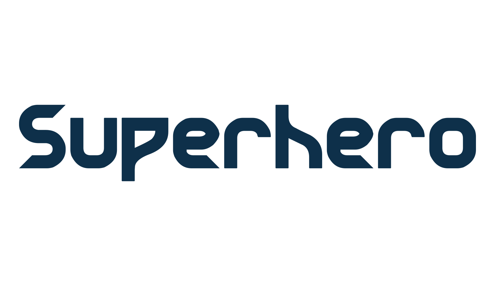 Superhero, fancy various techno sci-fi font preview