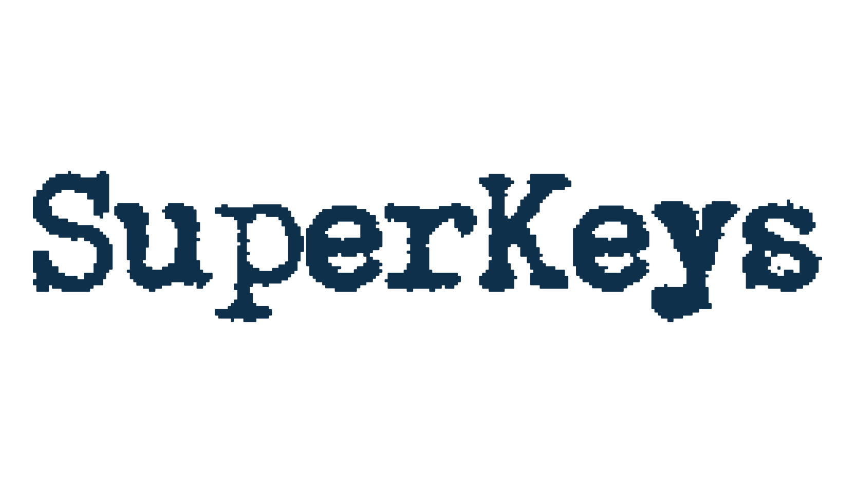 SuperKeys, typewriter font preview