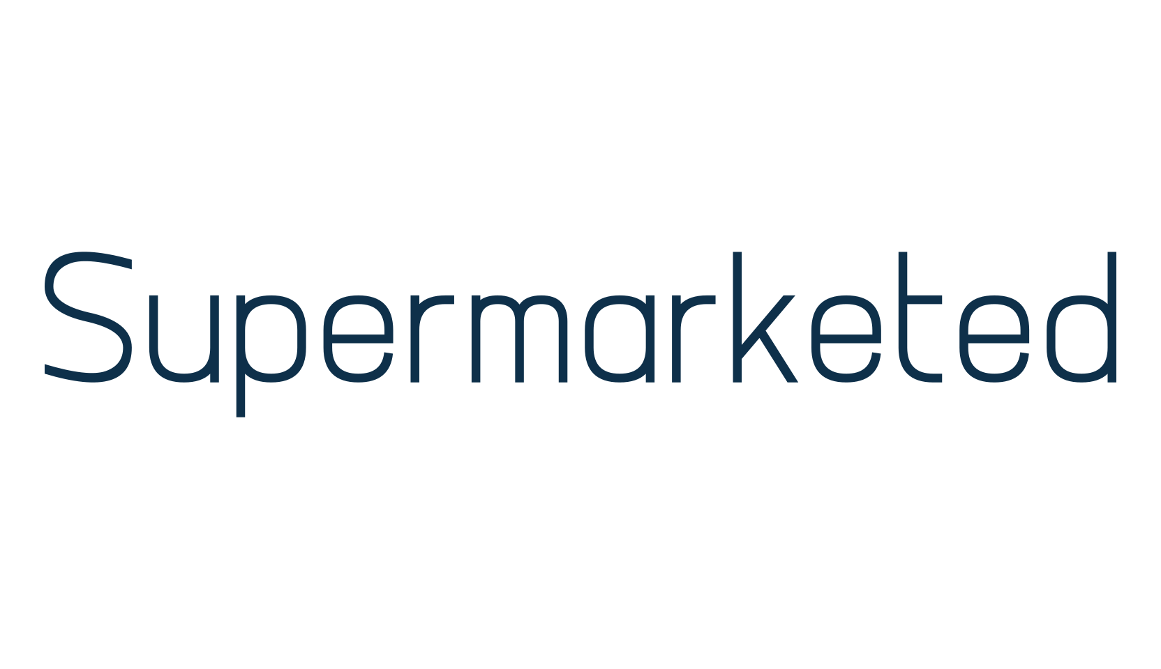 Supermarketed, basic sans serif font preview