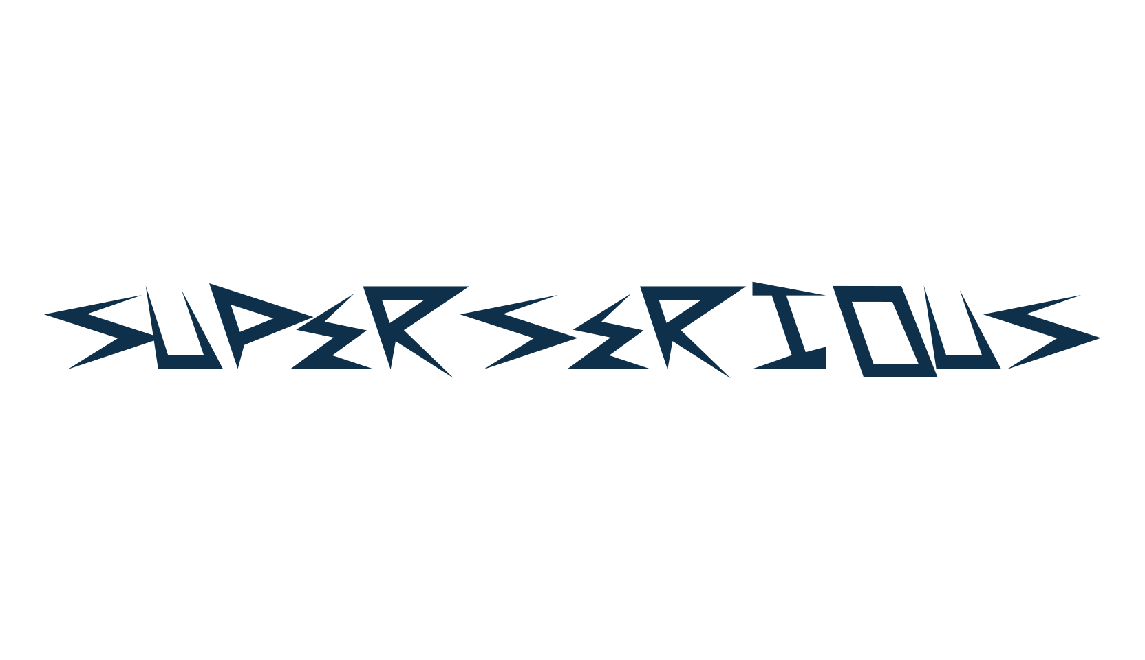 SuperSerious, fancy various decorative font preview