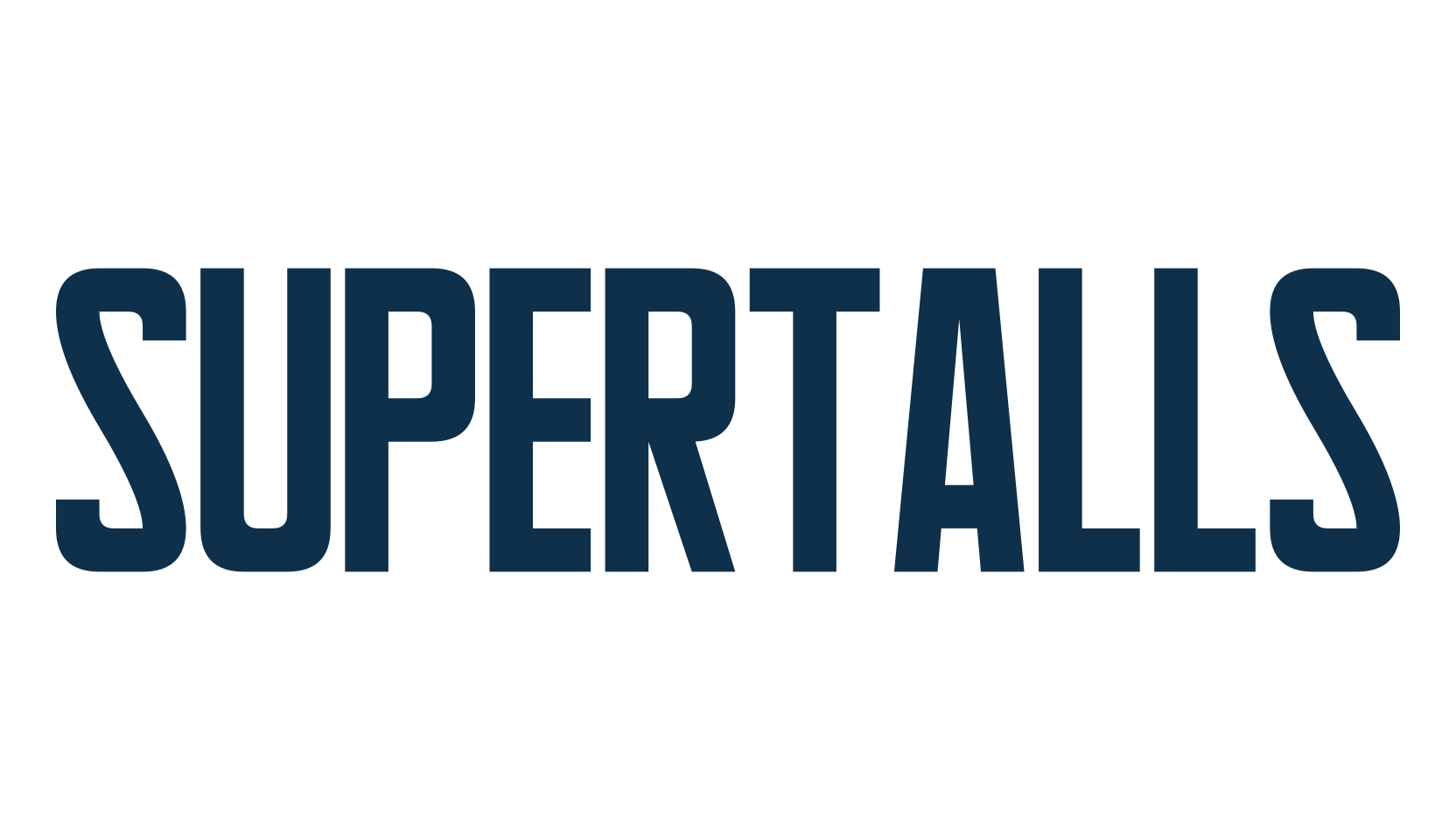 Supertalls, basic sans serif font preview