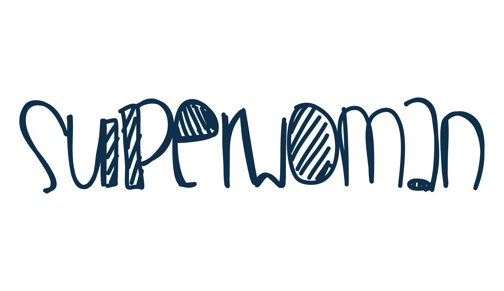 Superwoman, fancy cartoon decorative font preview