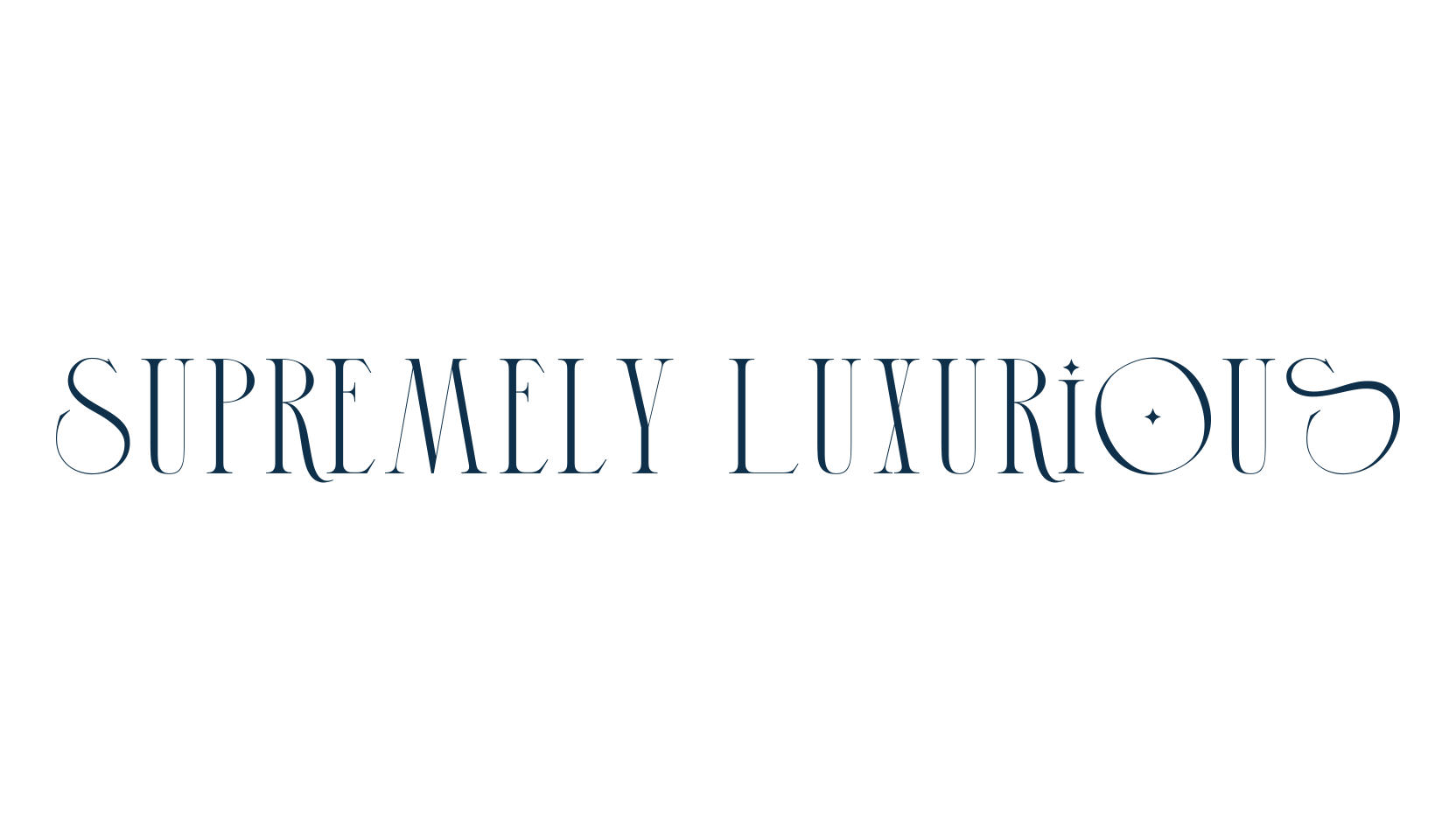 Supremely Luxurious, fancy various basic font preview