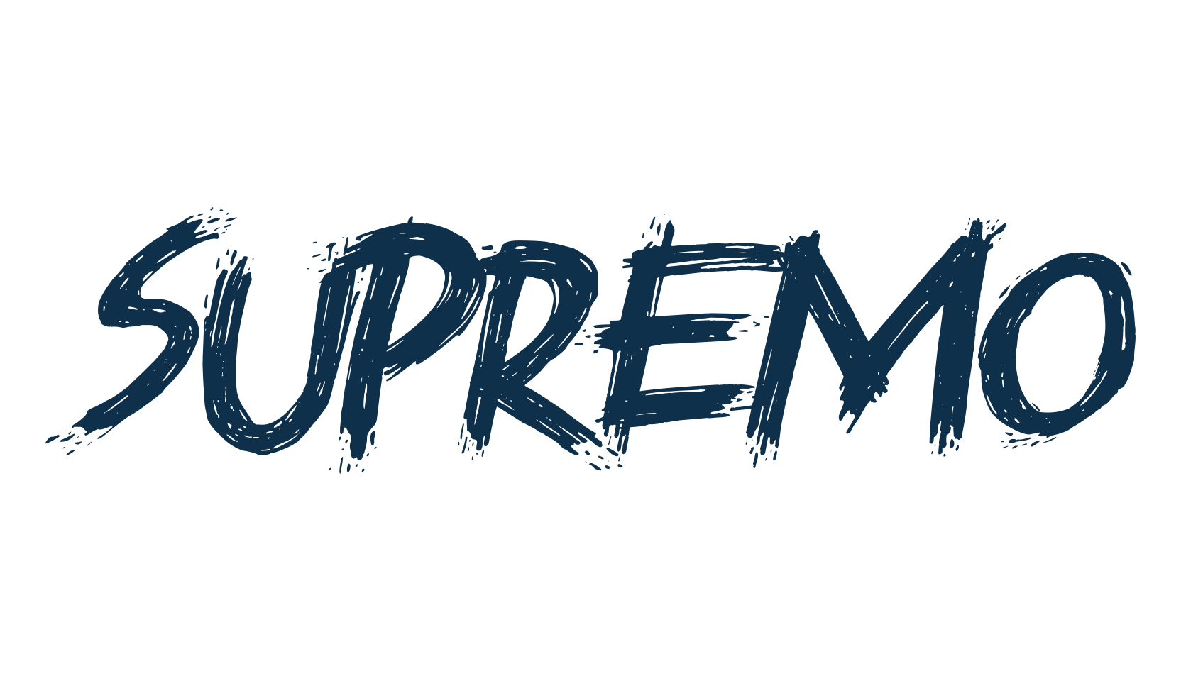 Supremo, script trash fancy decorative calligraphy font preview