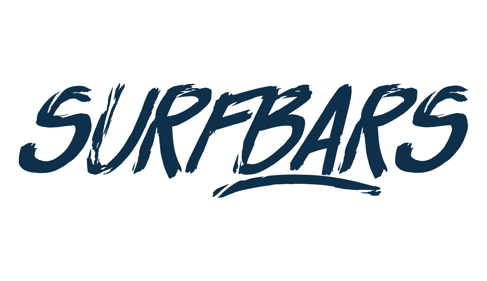 Surfbars, brush font preview