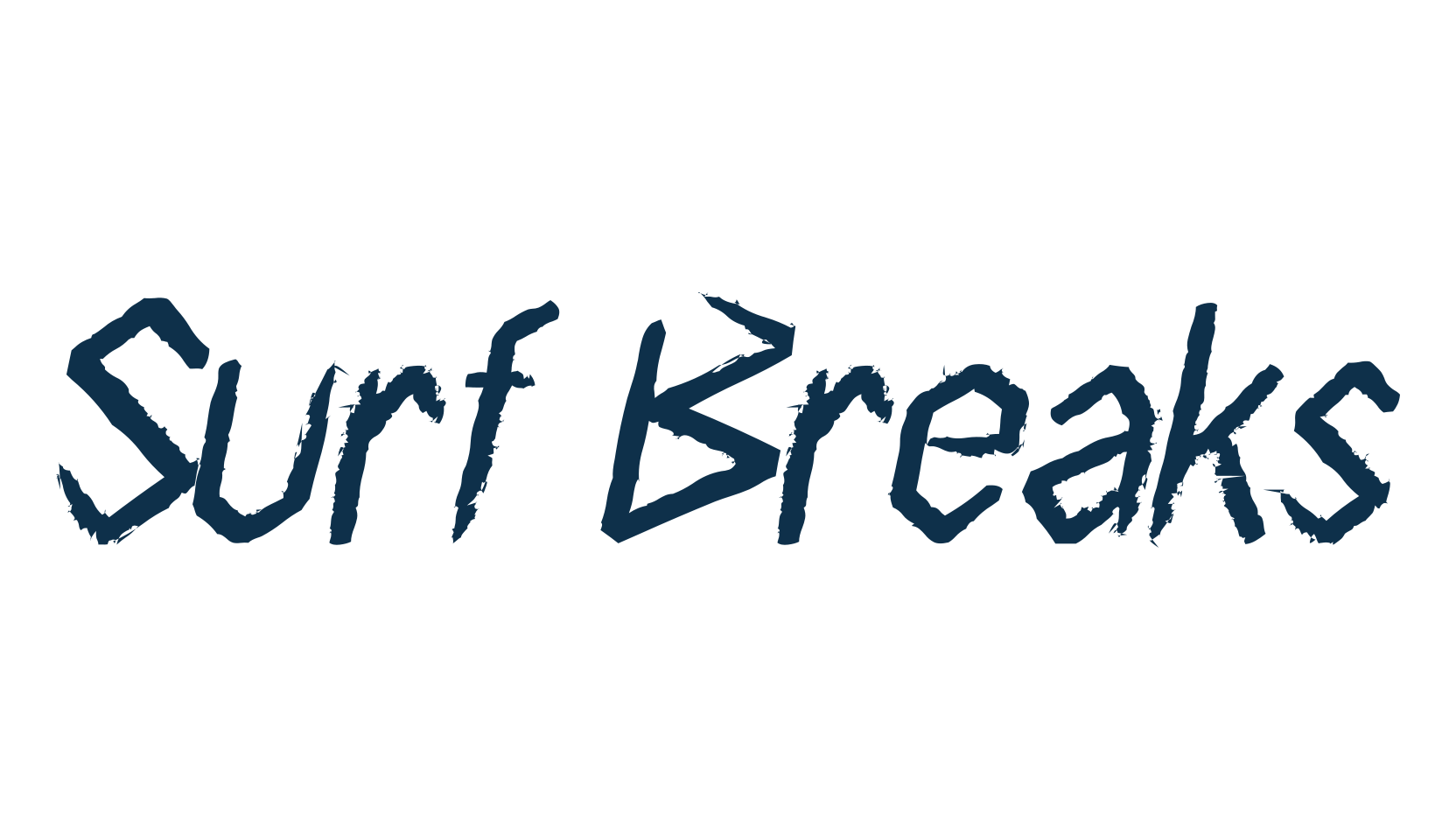 Surf Breaks, script brush fancy decorative calligraphy font preview