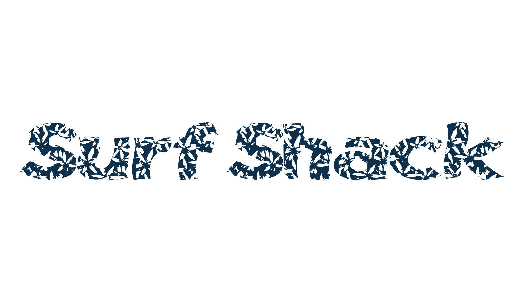 Surf Shack, groovy font preview