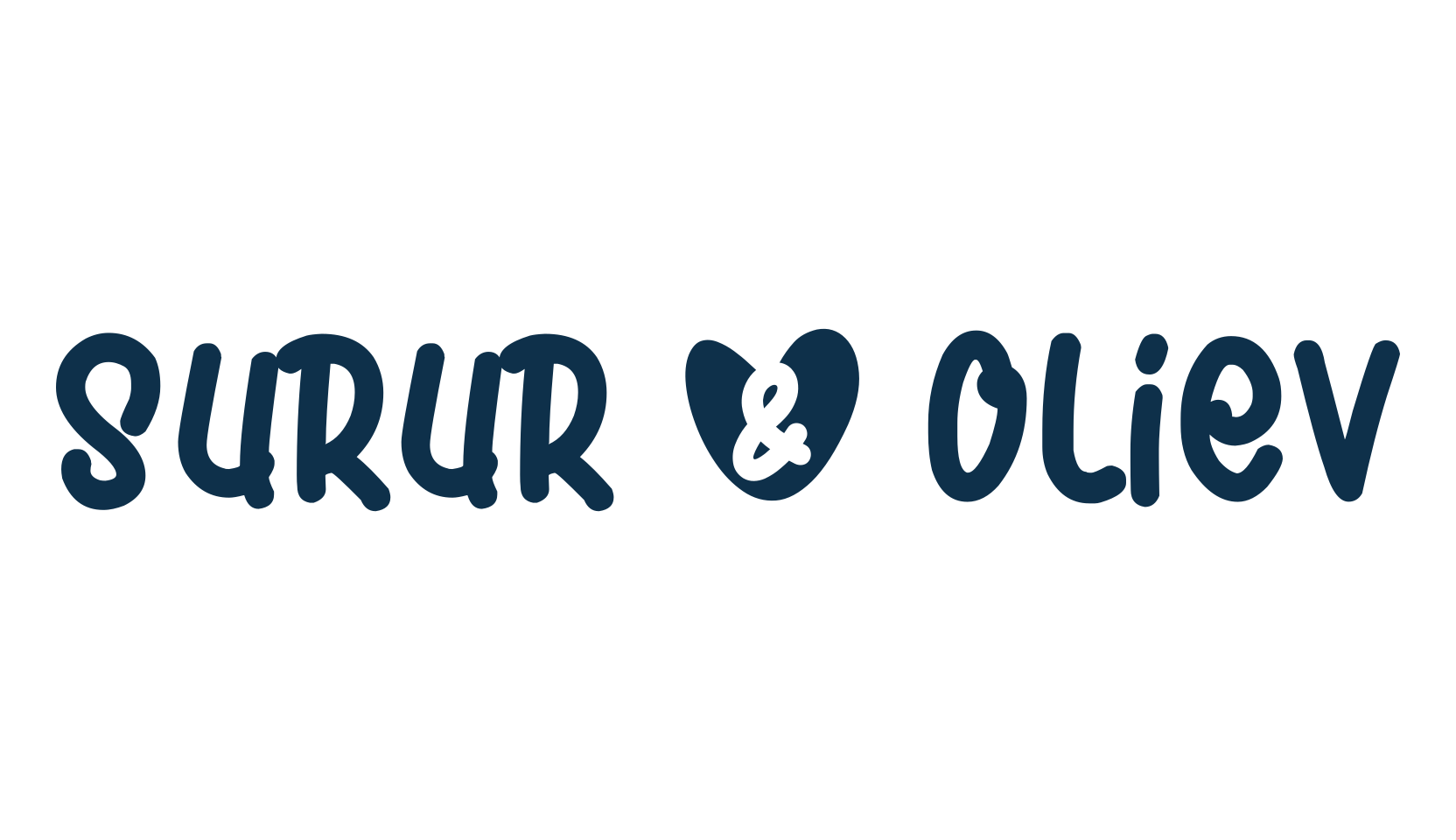 Surur & Oliev, fancy various decorative script calligraphy font preview