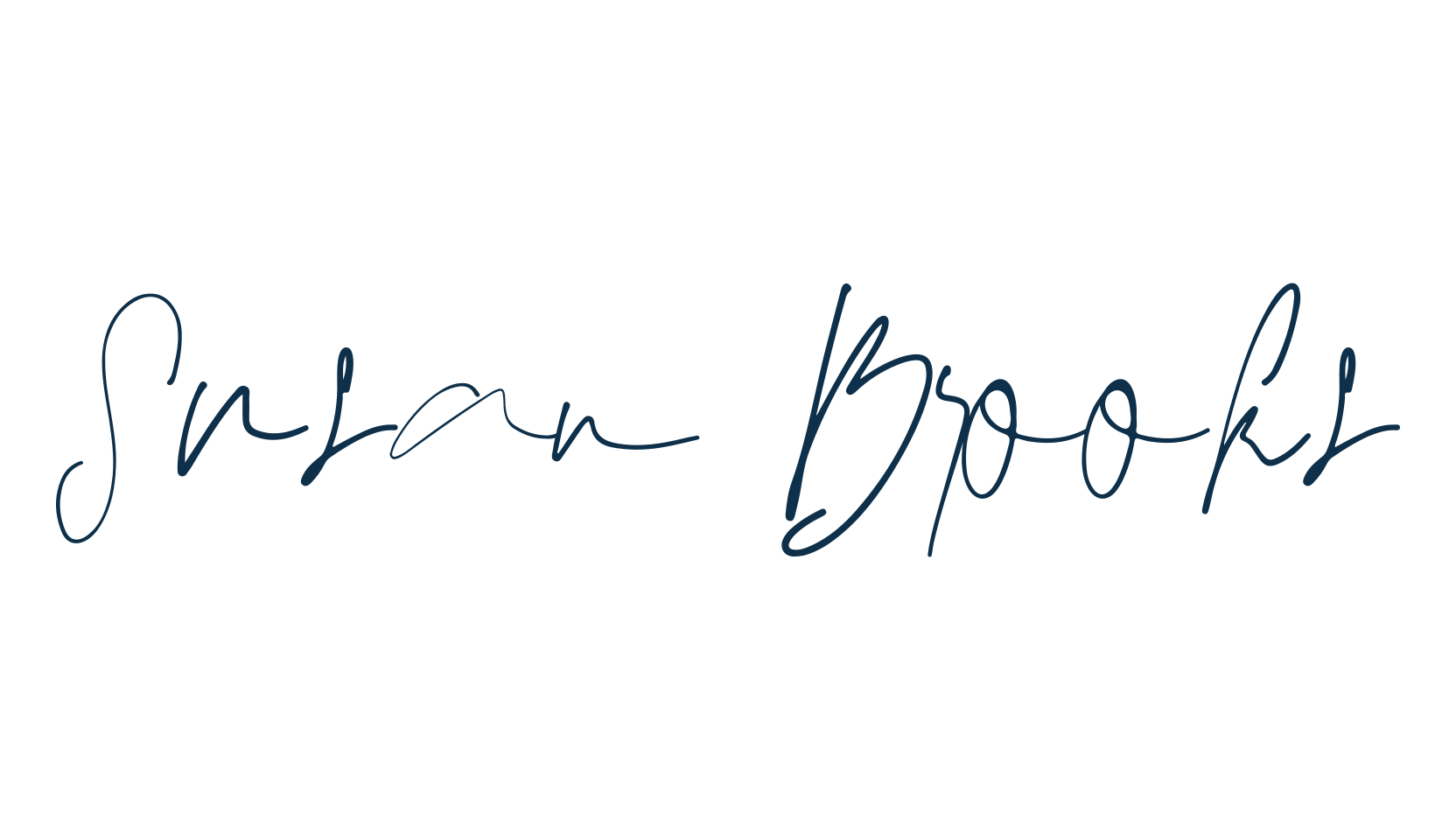 Susan Brooks, script handwritten fancy decorative calligraphy font preview