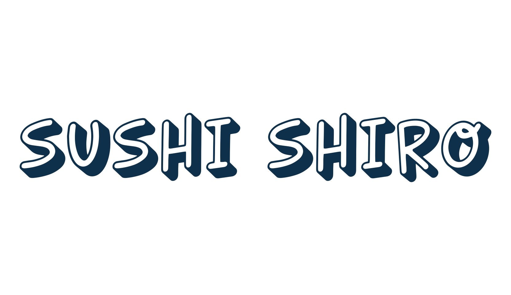 Sushi Shiro, cartoon font preview