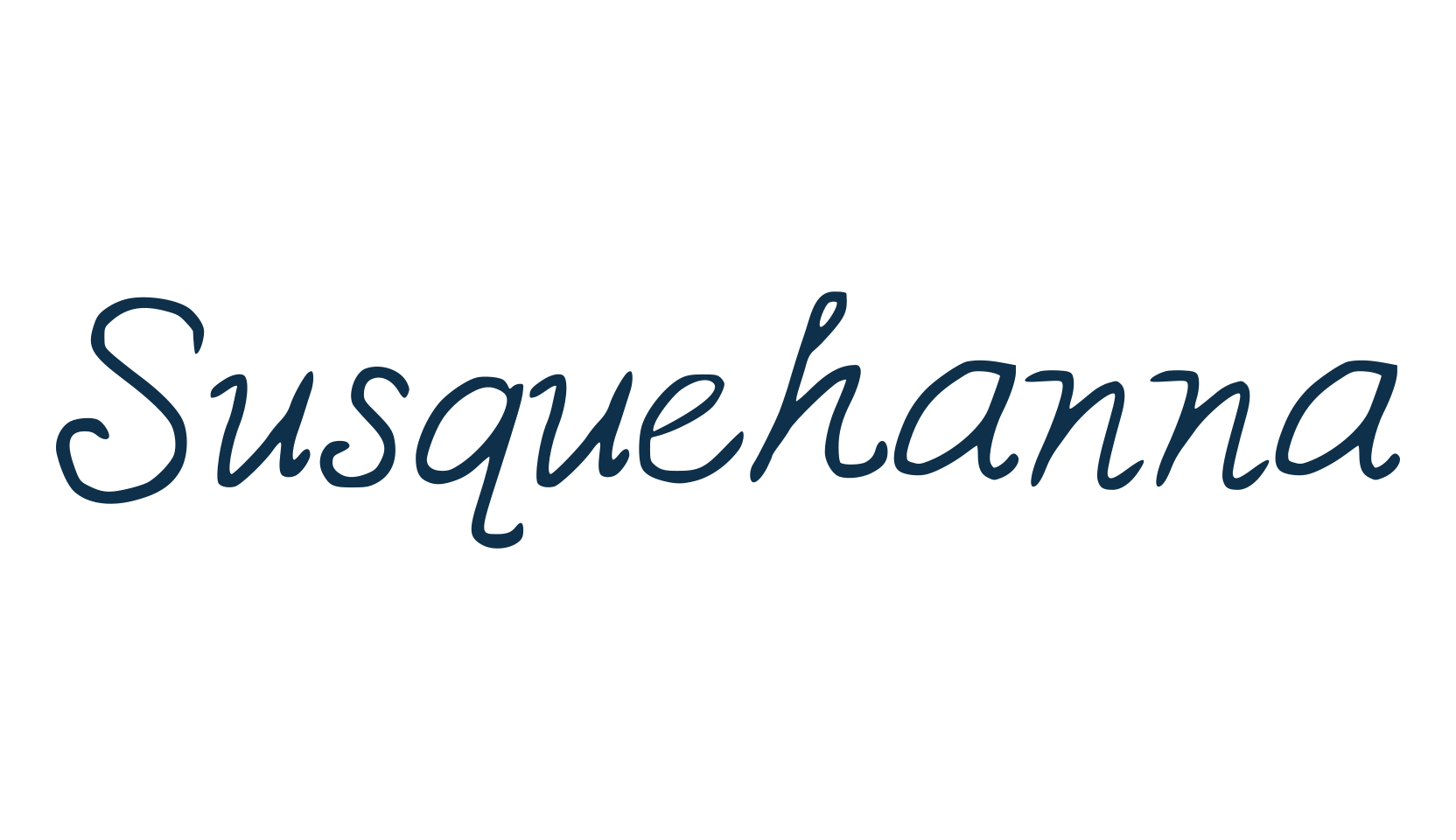 Susquehanna, script handwritten fancy decorative calligraphy font preview