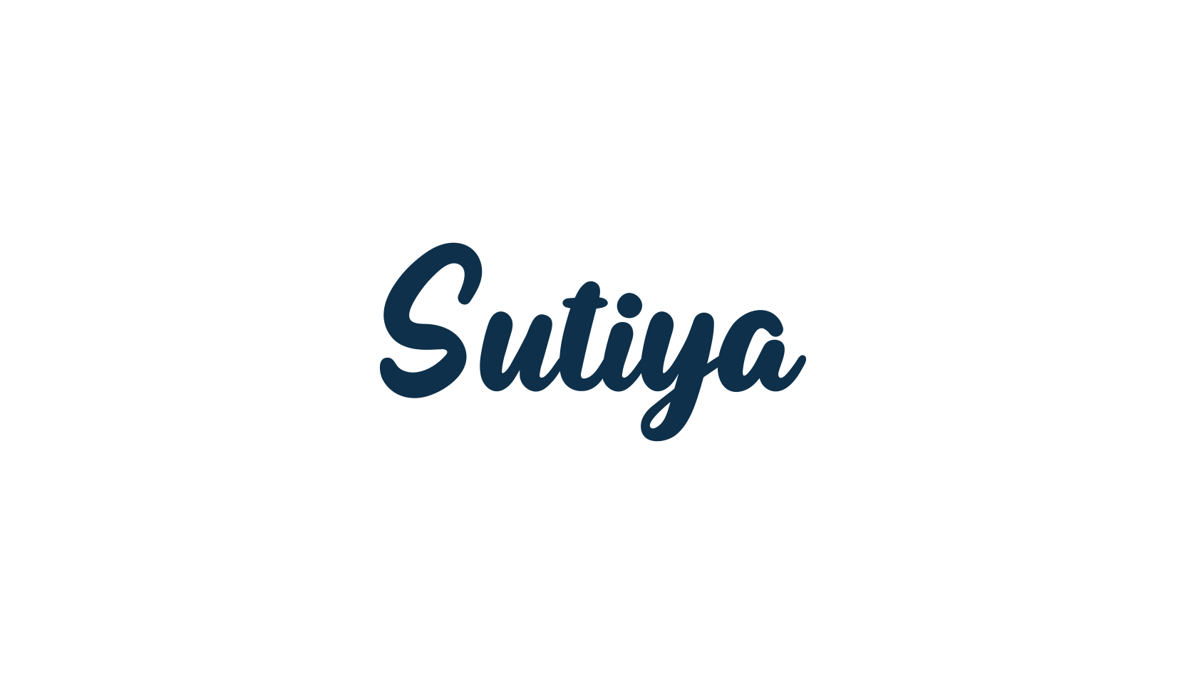 Sutiya, fancy various decorative script calligraphy font preview