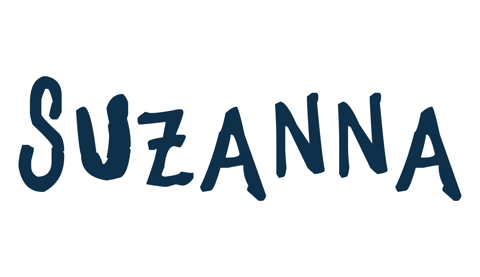 Suzanna, script handwritten fancy decorative calligraphy font preview