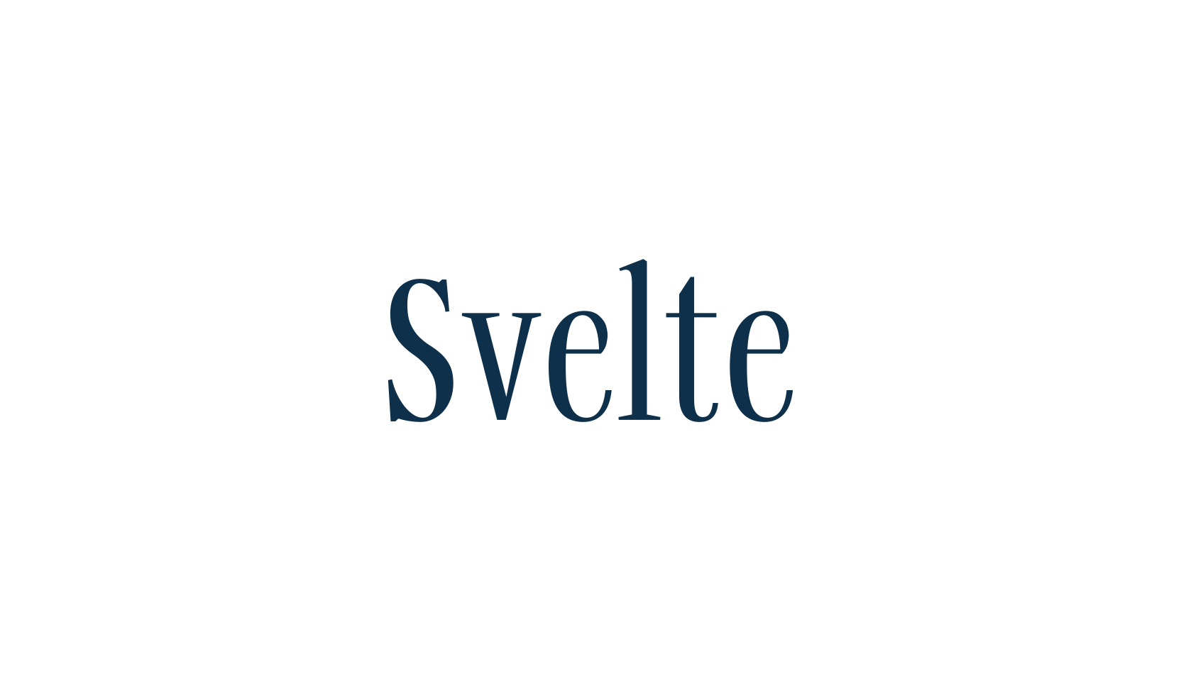 Svelte, basic serif font preview