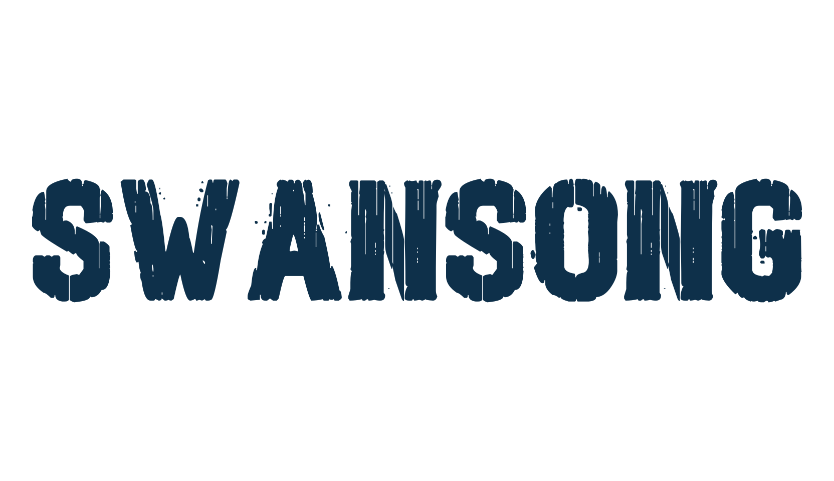 Swansong, fancy destroy decorative font preview