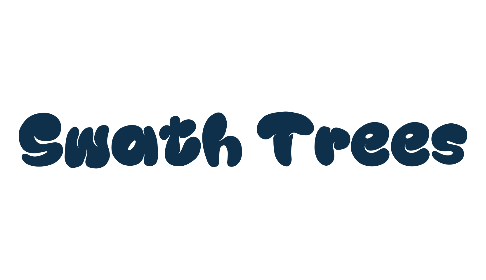 Swath Trees, script graffiti fancy decorative calligraphy font preview