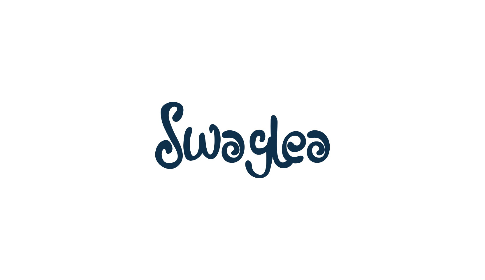 Swaylea, curly font preview