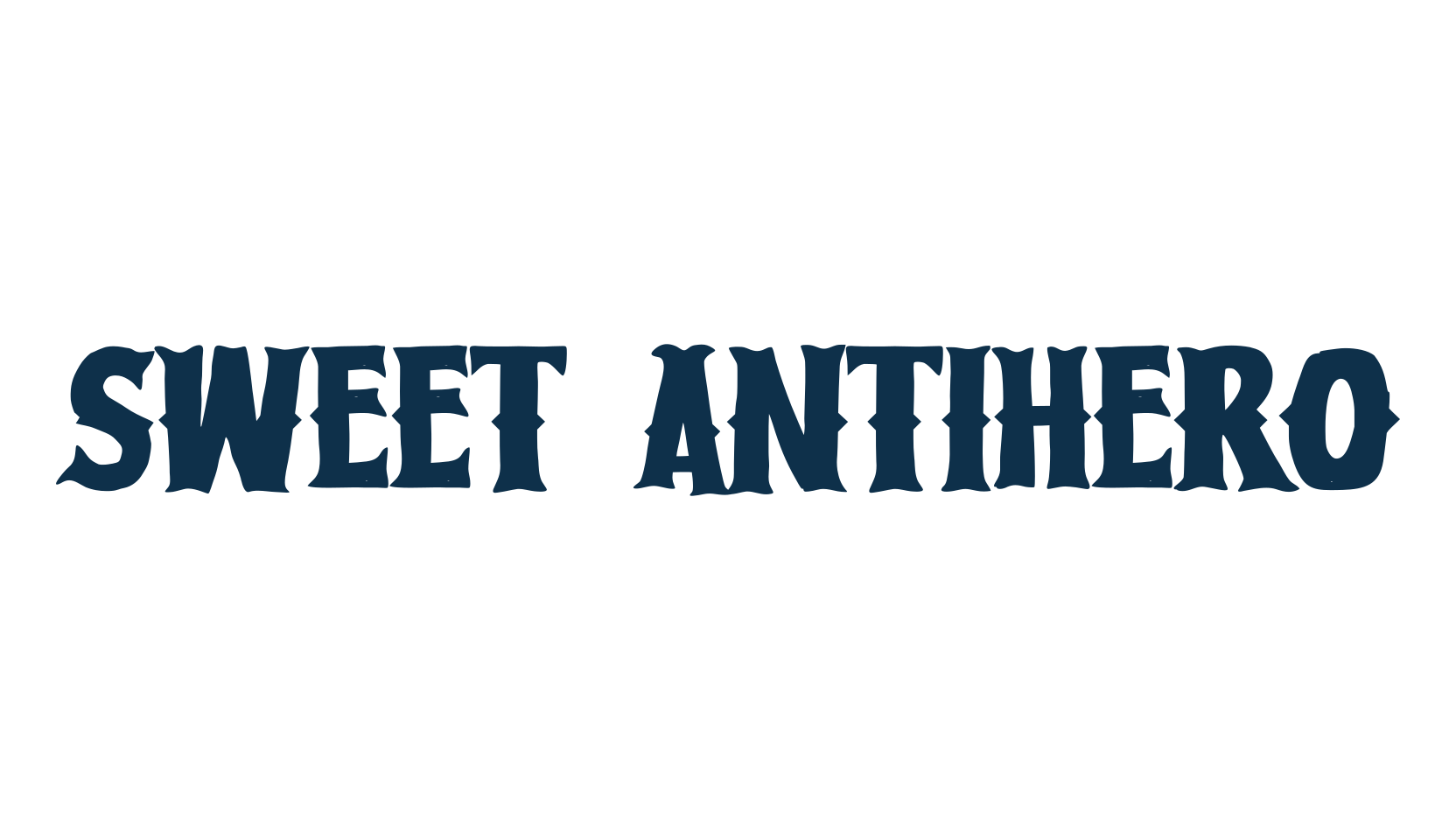 Sweet Antihero, fancy western decorative font preview