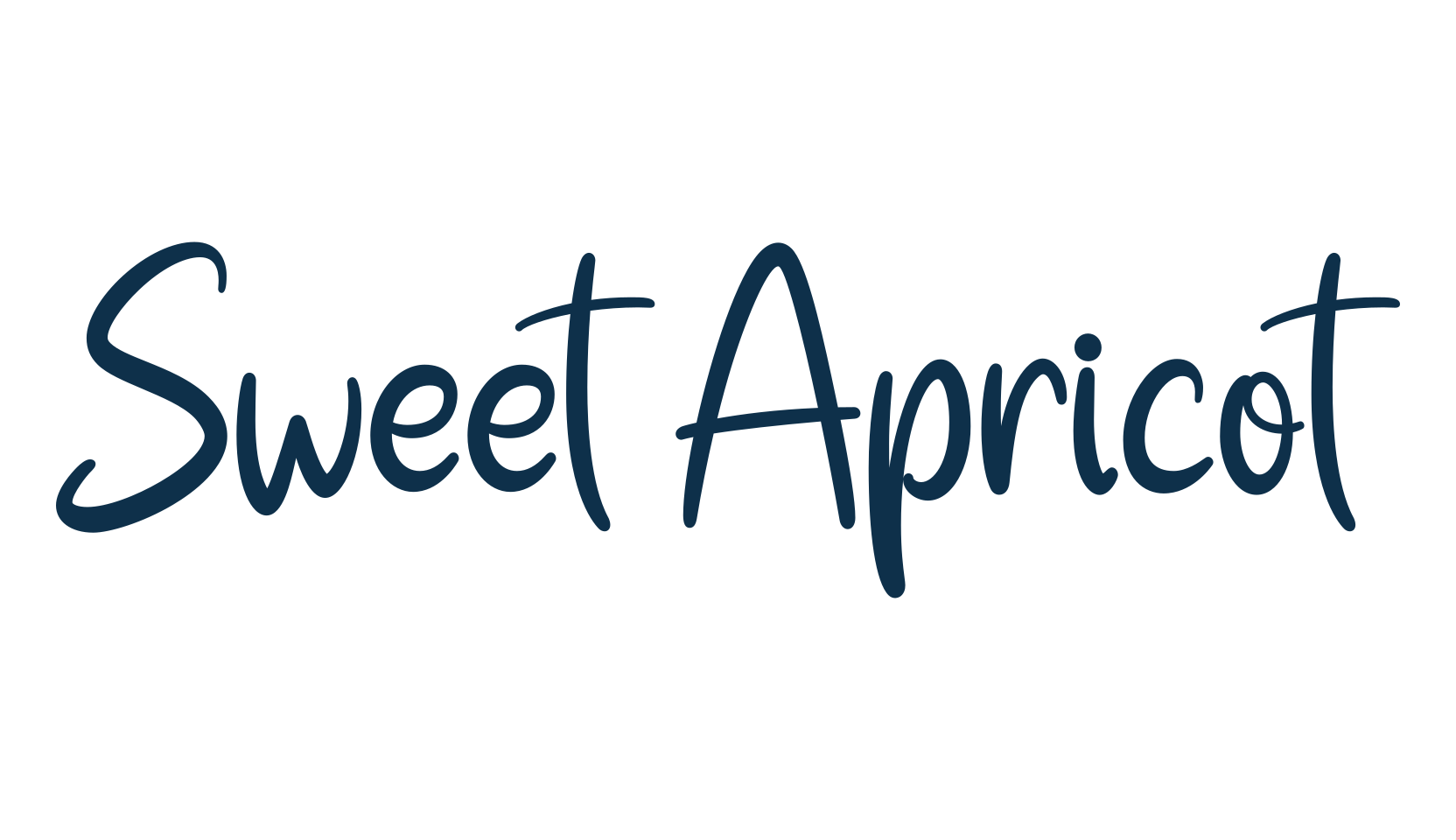 Sweet Apricot, handwriting font preview