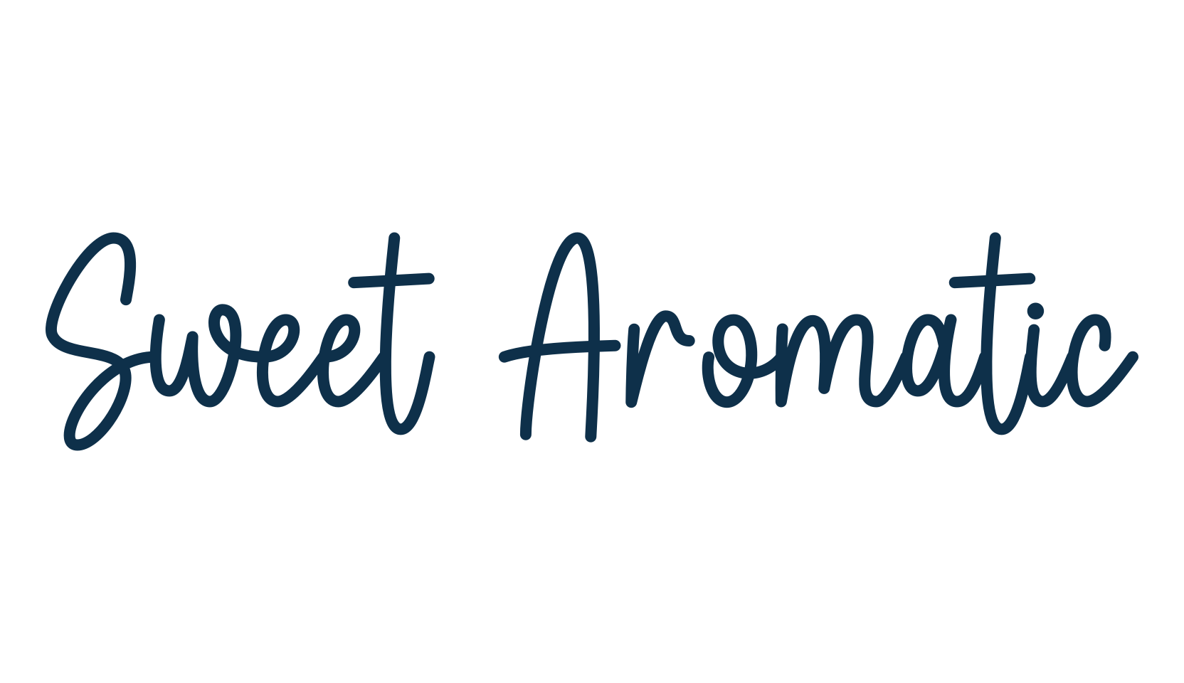 Sweet Aromatic, script handwritten fancy decorative calligraphy font preview