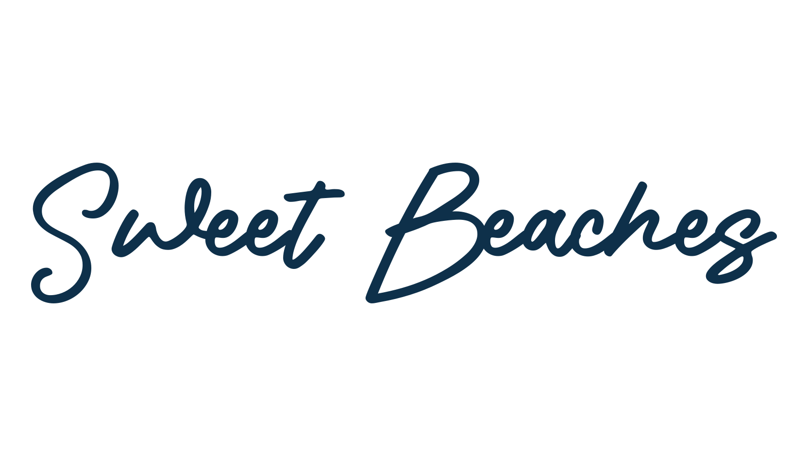 Sweet Beaches, script handwritten fancy decorative calligraphy font preview