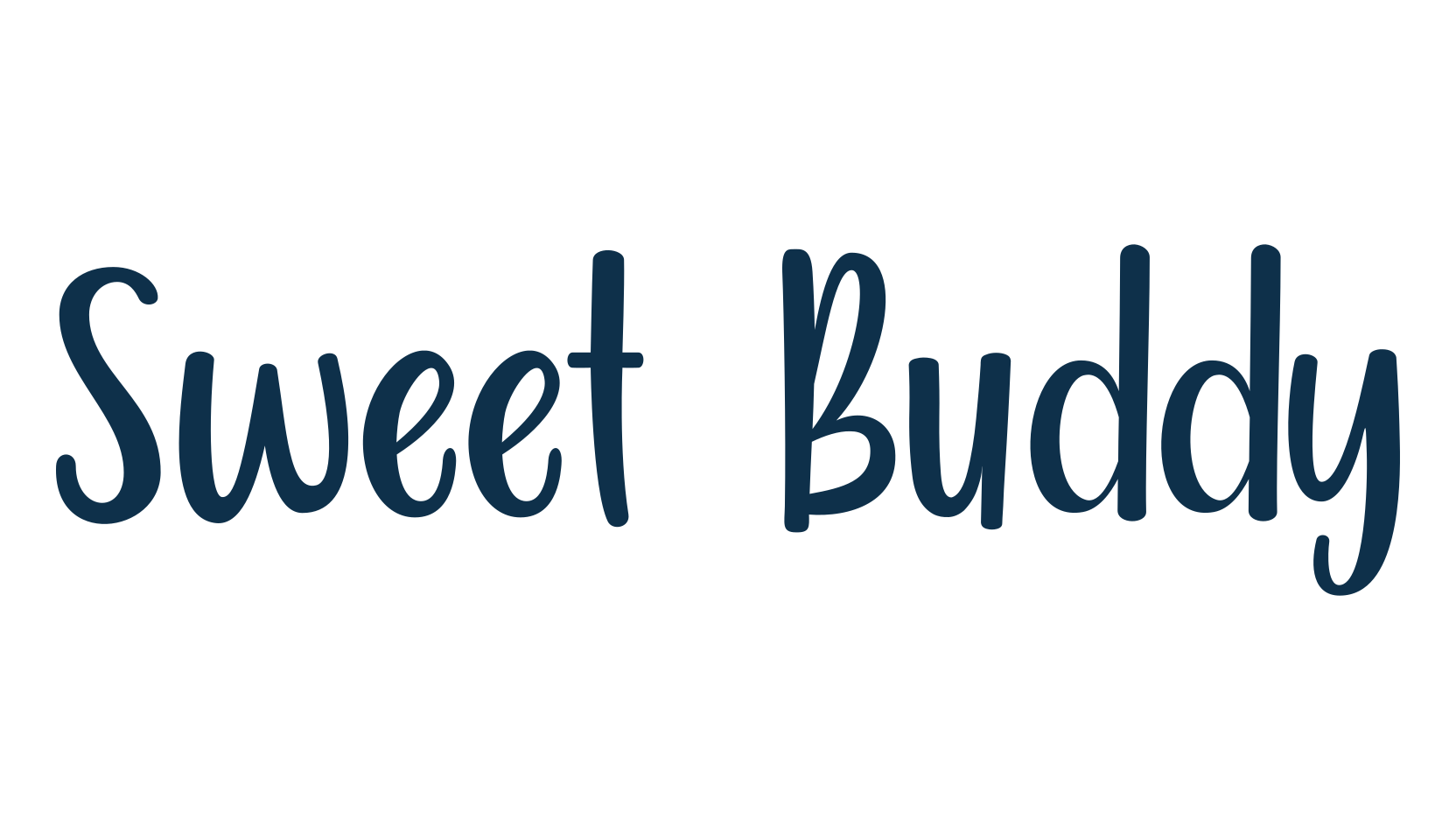 Sweet Buddy, display market font preview