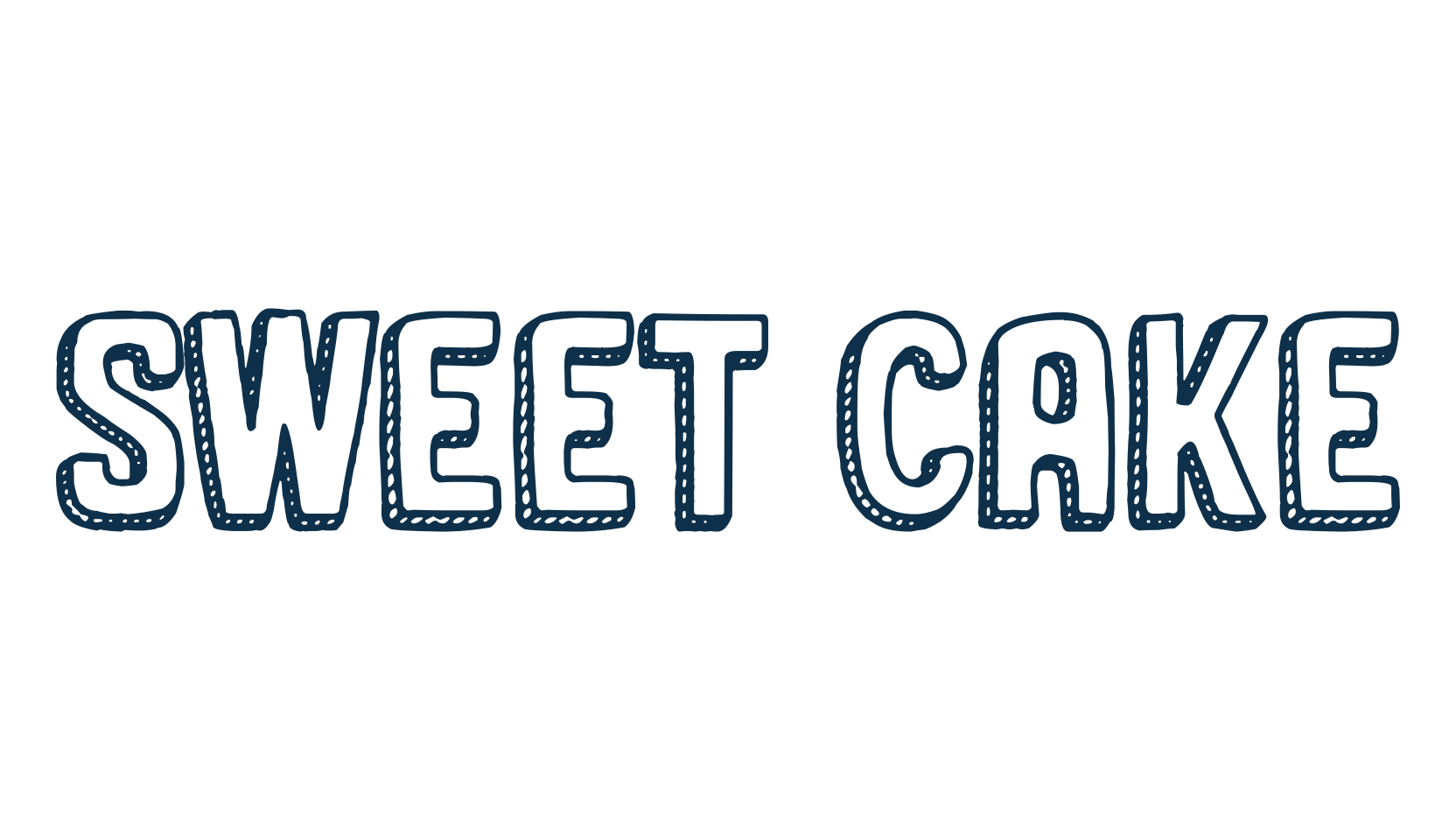 Sweet Cake (sweet-cake), fancy cartoon decorative comic font preview