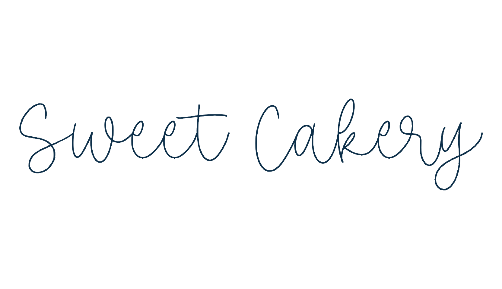 Sweet Cakery, script handwritten fancy decorative calligraphy font preview