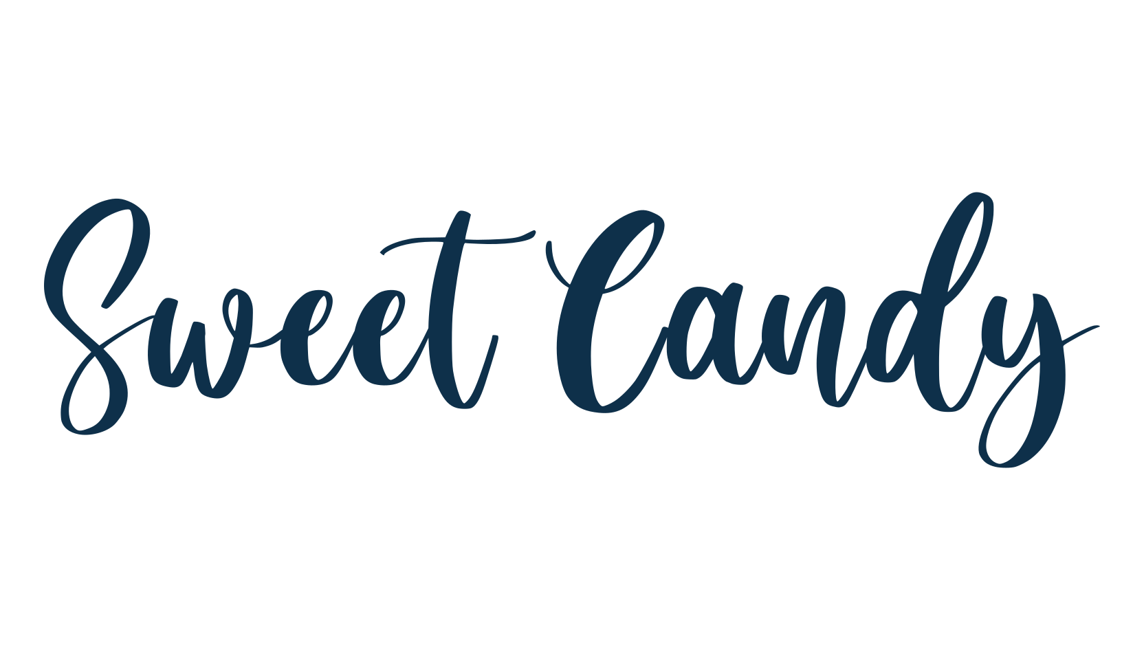Sweet Candy (sweet-candy-4), calligraphy font preview