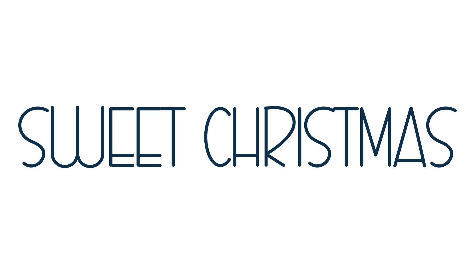 Sweet Christmas (sweet-christmas-4), display market font preview