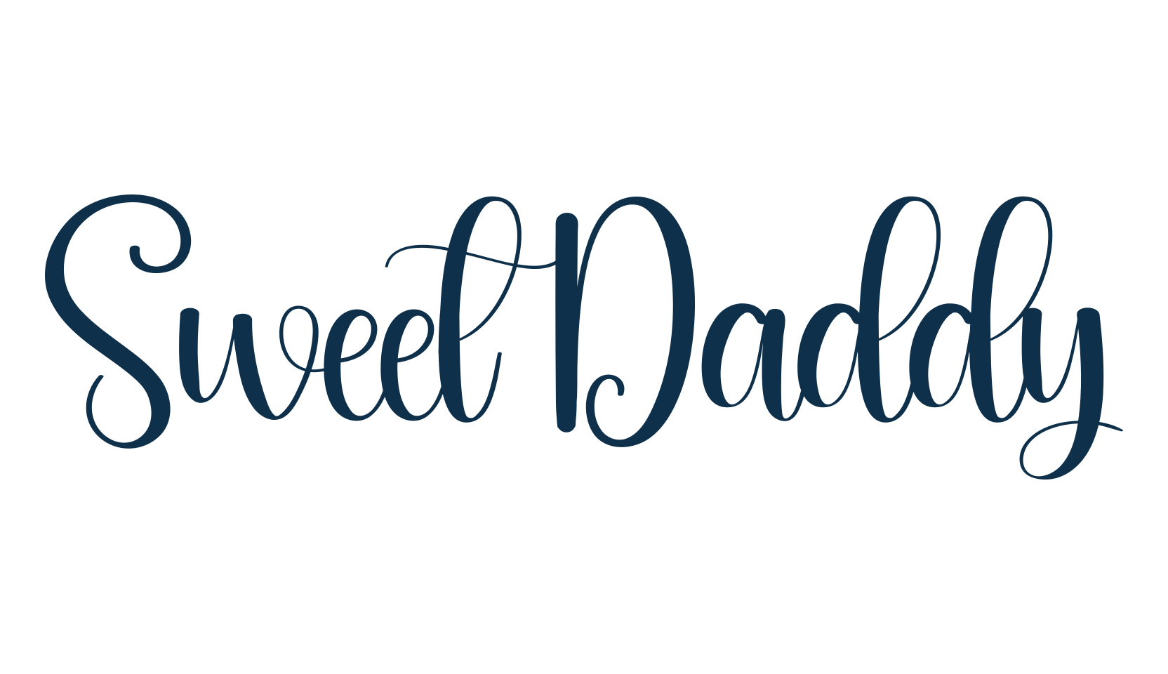 Sweet Daddy, various font preview
