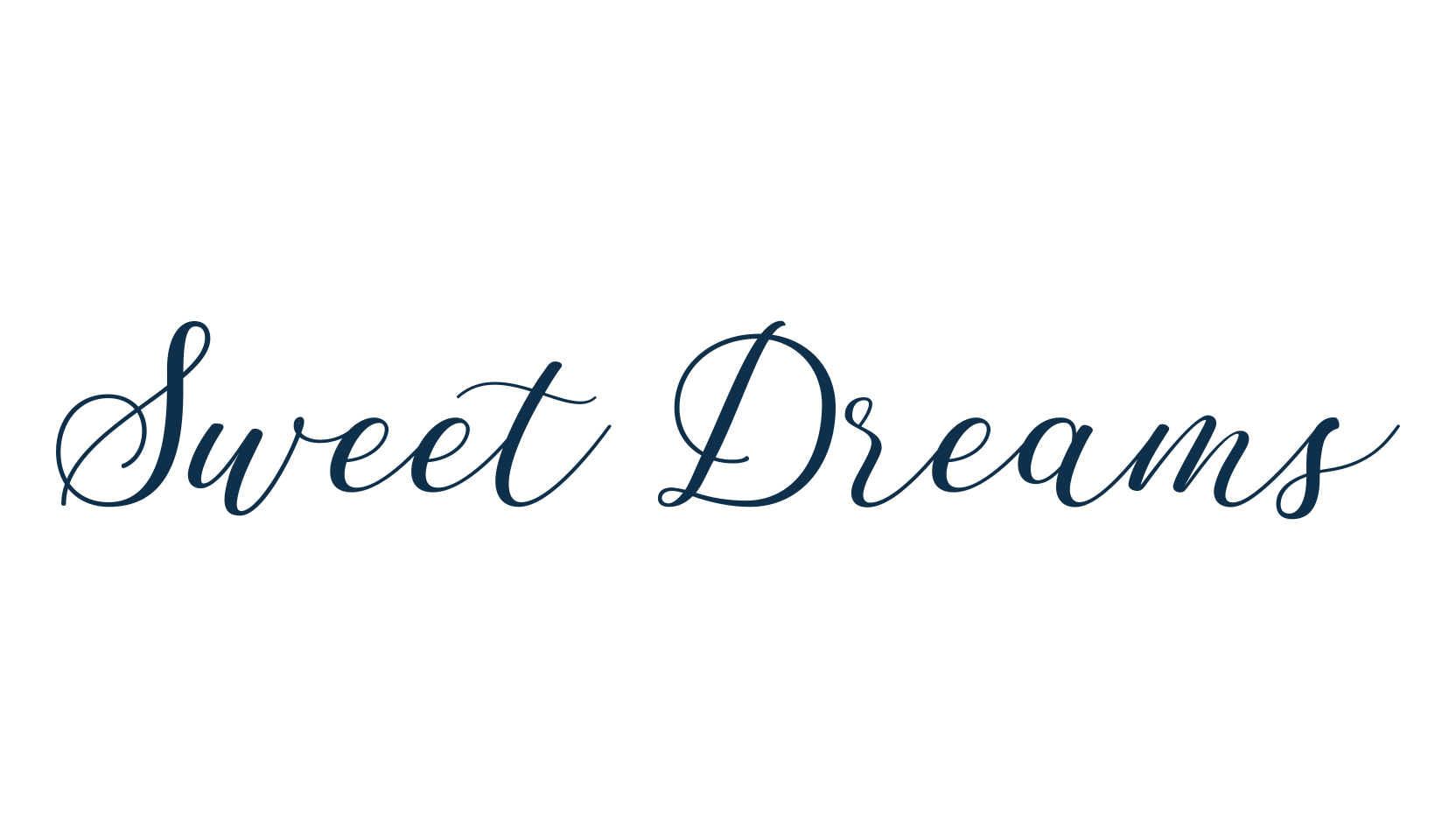 Sweet Dreams, script calligraphy fancy decorative font preview