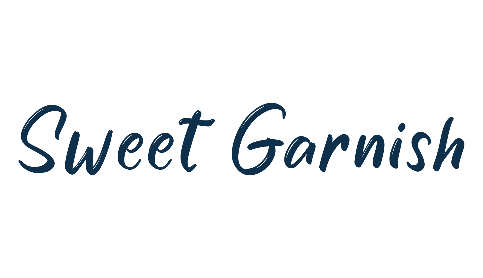 Sweet Garnish, brush font preview