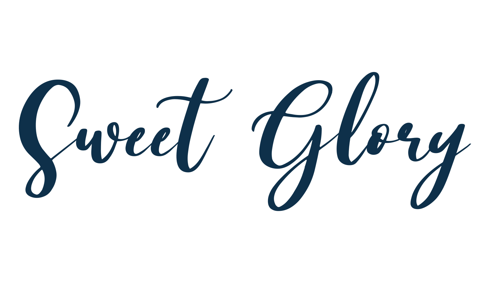 Sweet Glory, script calligraphy fancy decorative font preview