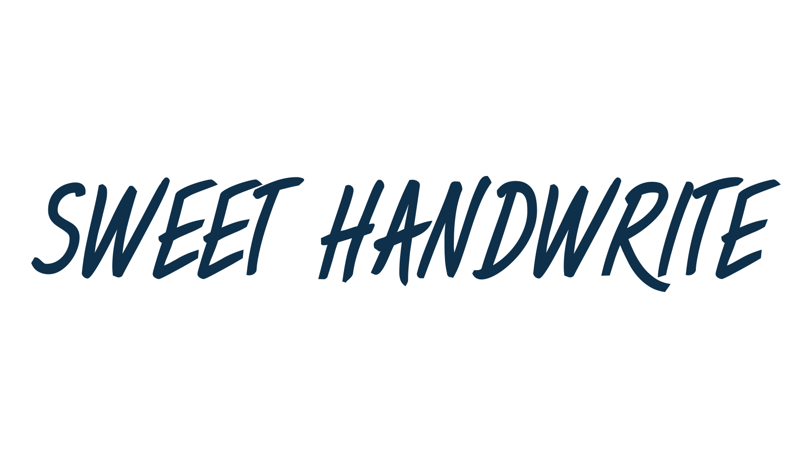 Sweet Handwrite, script handwritten fancy decorative calligraphy font preview