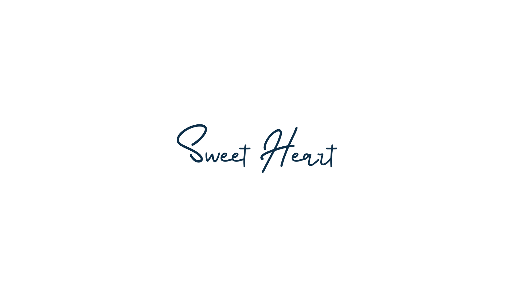 Sweet Heart, script handwritten fancy decorative calligraphy font preview