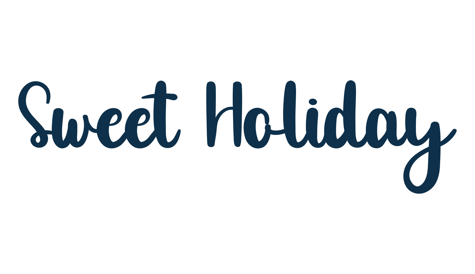 Sweet Holiday (sweet-holiday-2), fancy various decorative script calligraphy font preview