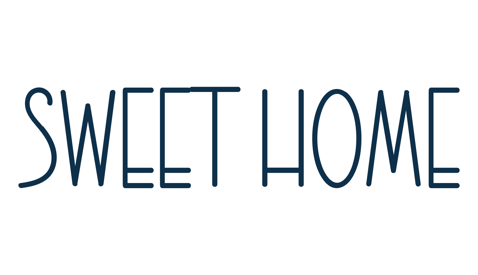 Sweet Home (sweet-home-3), fancy retro decorative font preview