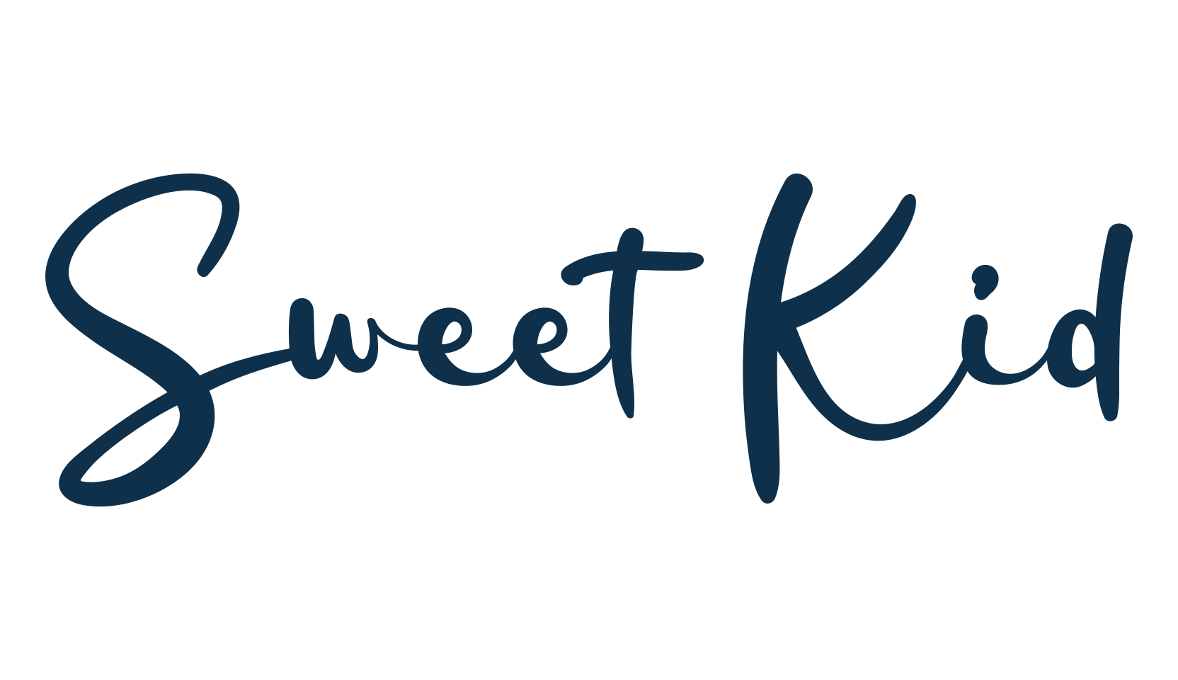Sweet Kid, script handwritten fancy decorative calligraphy font preview