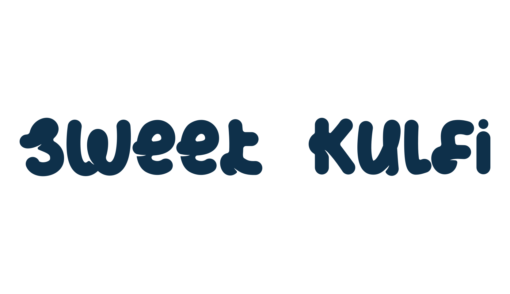 Sweet Kulfi, cartoon font preview