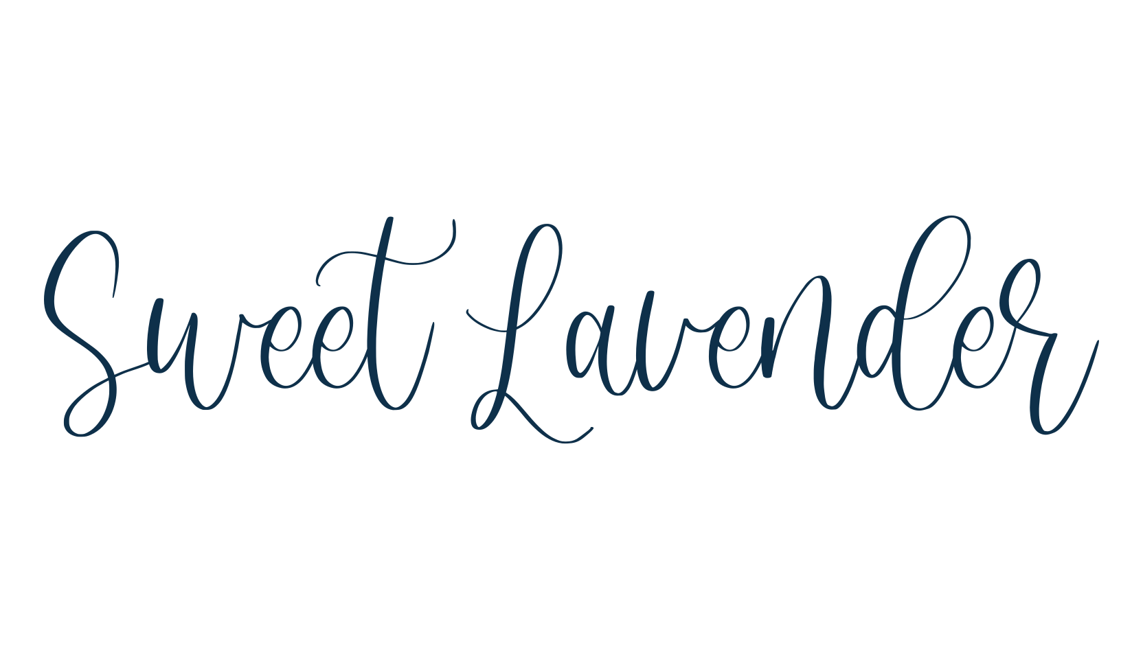 Sweet Lavender, script calligraphy fancy decorative font preview