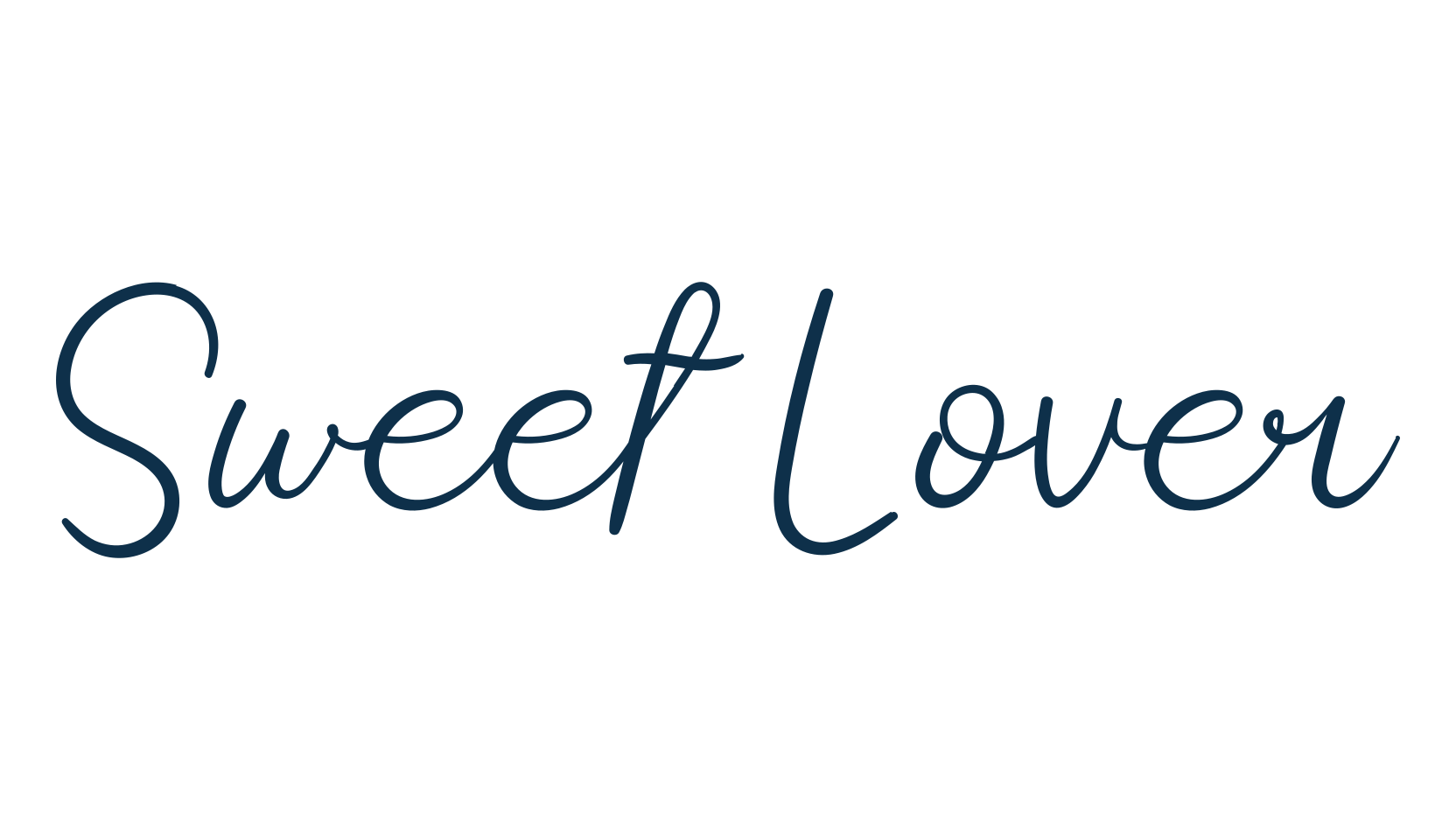 Sweet Lover, handwriting font preview