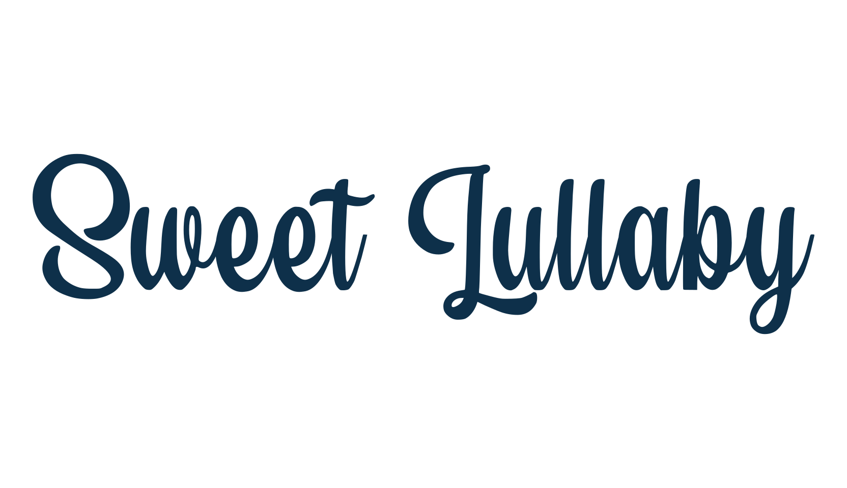 Sweet Lullaby, fancy decorative font preview