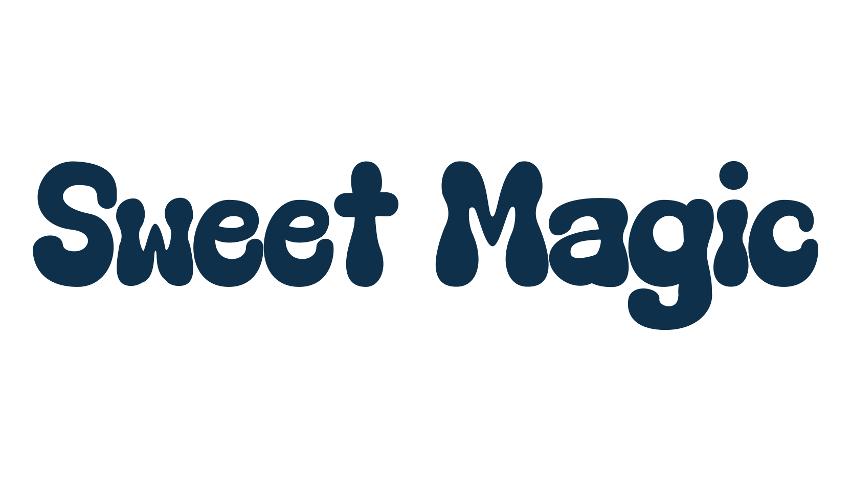 Sweet Magic, groovy font preview