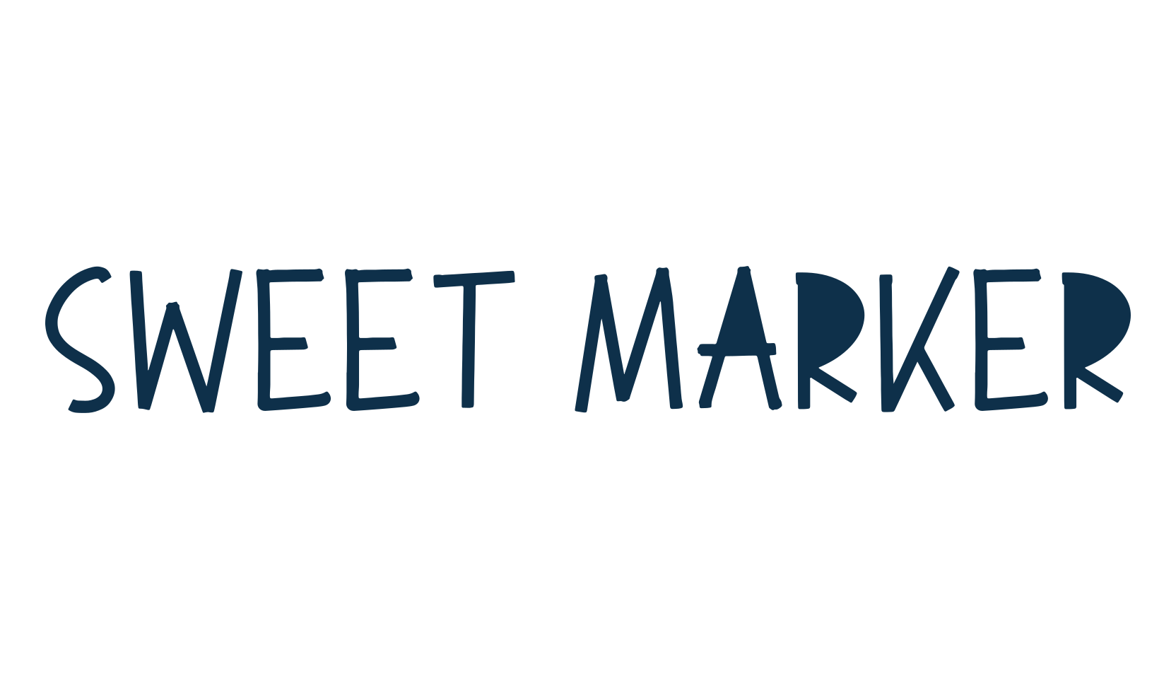 Sweet Marker, display market font preview