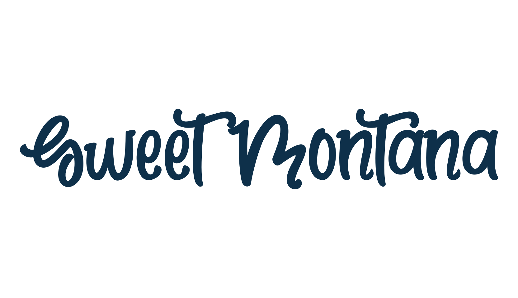 Sweet Montana, fancy decorative font preview