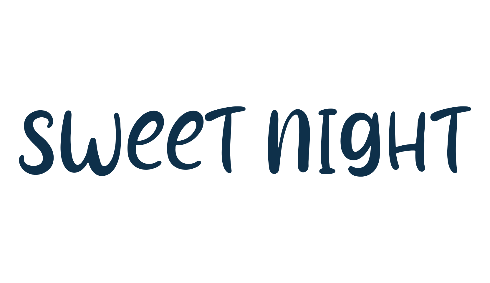 Sweet Night, fancy decorative font preview