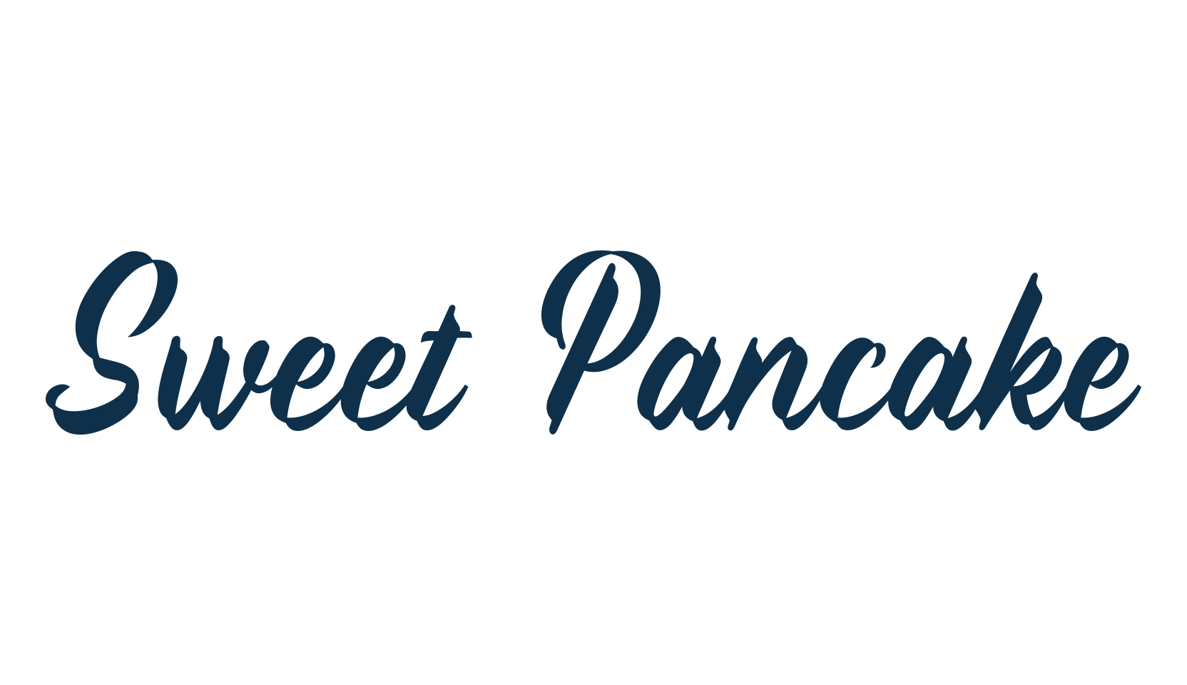 Sweet Pancake, fancy various decorative script calligraphy font preview